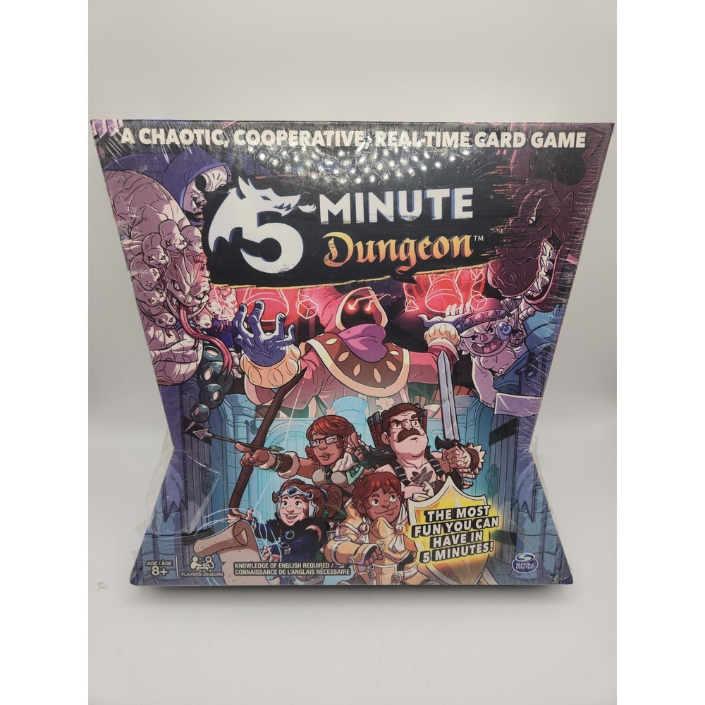 5 Minute Dungeon Fun Card Game(Spin Master Games)  New/Sealed- Some Torn Wrap
